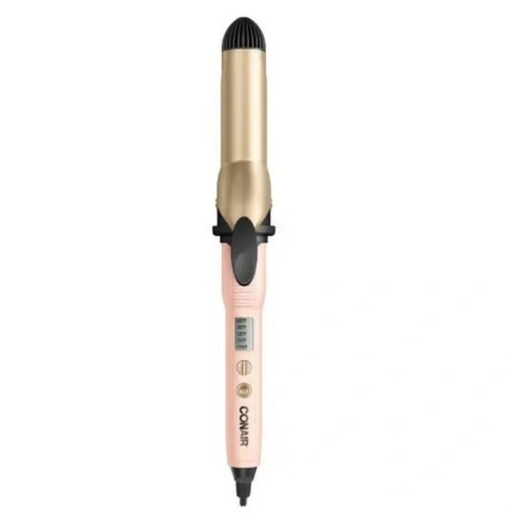 Curling Iron Tayshia by Conair 1 1/4” 1Tourmaline Ceramic Clip Hair Wand New